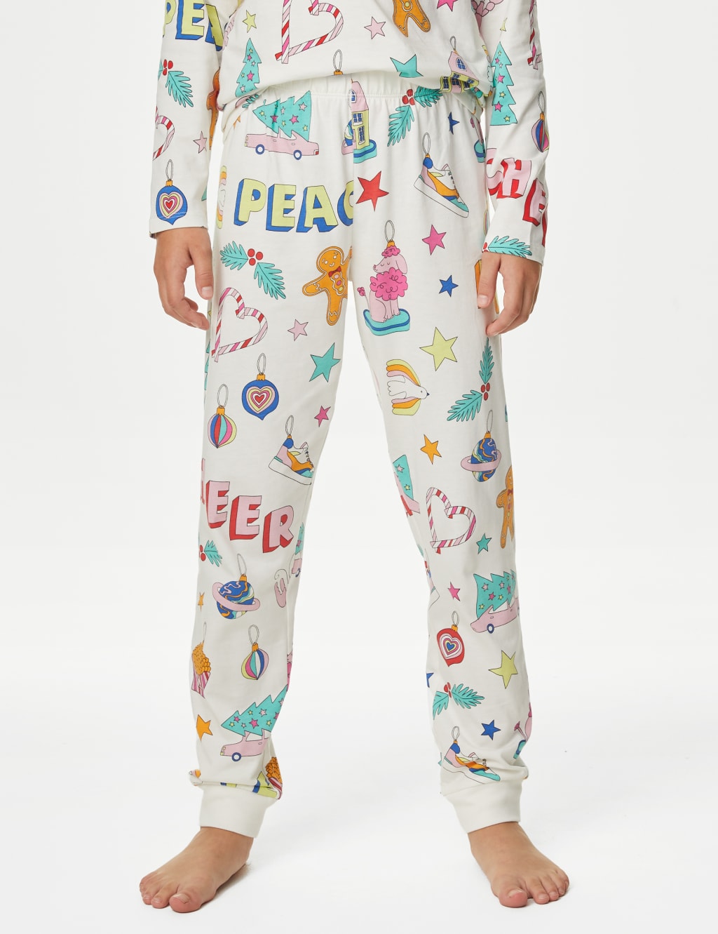 Pure Cotton Christmas Decoration Pyjamas (1-16 Yrs) image 4