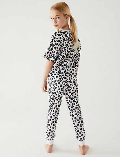 2pk Pure Cotton Cat Pyjamas