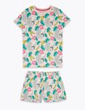 Cotton Animal Print Short Pyjama Set (7-16 Yrs)