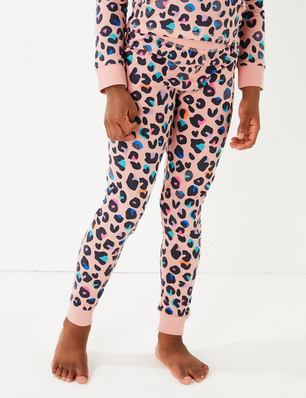 Cotton Leopard Print Pyjama Set (7-16 Yrs)