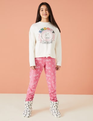

M&S Collection Lounge-Schlafanzugset mit hohem Baumwollanteil und Snoopy™-Motiv (2-16 J.) - Multi, Multi