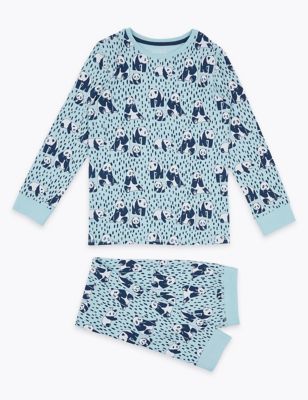 Panda Print Pyjama Set (7-16 Yrs) 