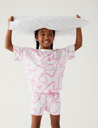3pk Pure Cotton Patterned Short Pyjama Sets