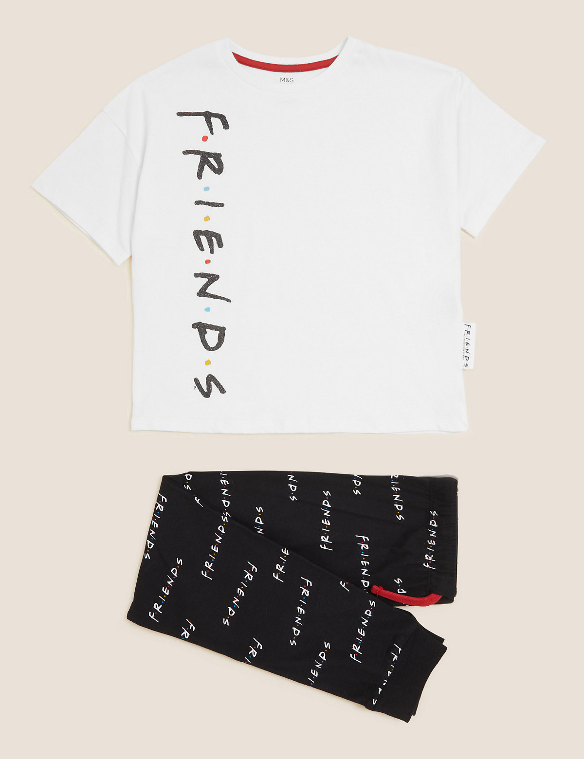 Friends™ Pure Cotton Pyjama Set (8-16 Yrs)