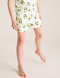 Cotton Avocado Short Pyjama Set