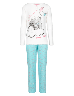 Pure Cotton Tatty Teddy Pyjamas (6-16 Years) | M&S