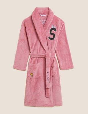 M&S Girls Snoopy  Dressing Gown (2-16 Yrs)