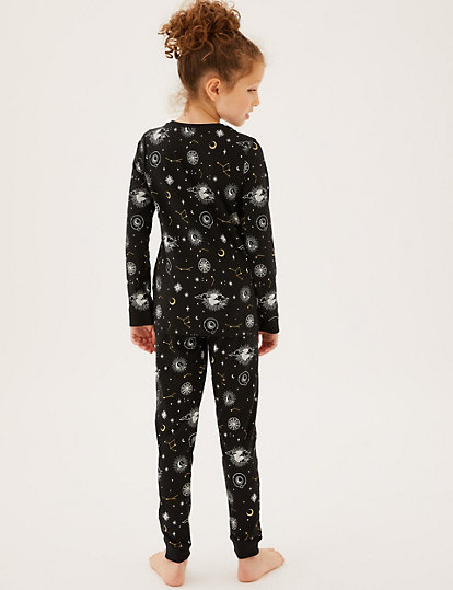 Cotton Constellation Print Pyjamas (7-16 Yrs)