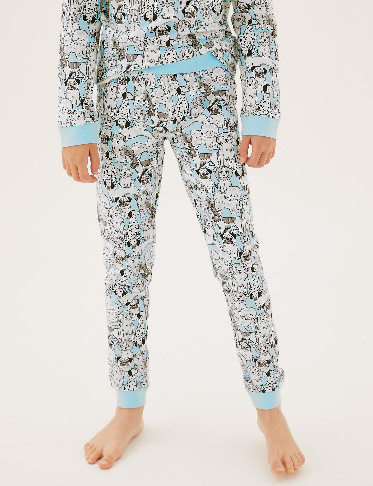 Cotton Rich Dog Print Pyjamas (7-16 Yrs)