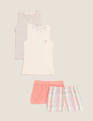 Ladies shorts pyjamas sets hot sale