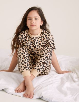 Pyjama 100 % coton à imprimé léopard (du 6 au 16 ans) - Multi