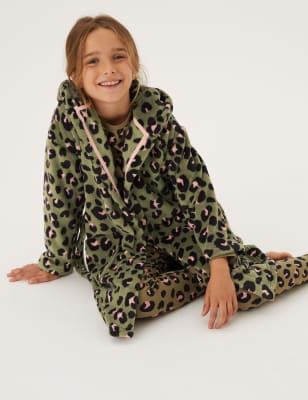 

M&S Collection Bata polar de leopardo (6-16 años) - Khaki, Khaki