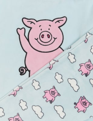 

Girls M&S Collection Percy Pig™ Velour Pyjamas (2-16 Yrs) - Soft Turquoise, Soft Turquoise