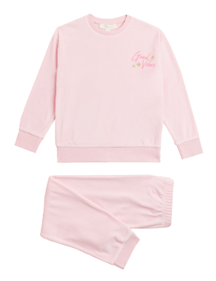 

M&S Collection Pijama informal 'Good Vibes' (6-16 años) - Pink Mix, Pink Mix