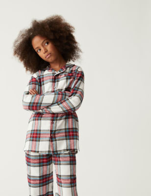 Pure Cotton Checked Pyjamas