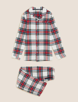 Pure Cotton Checked Pyjamas