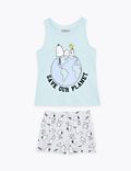 Cotton Snoopy™ Short Pyjama Set (6-16 Yrs)