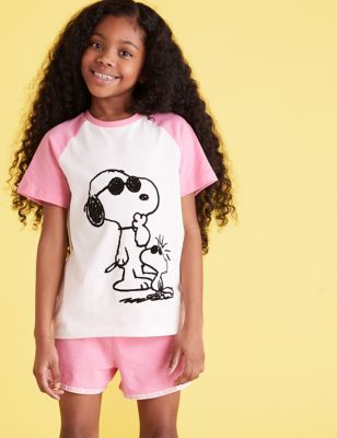 Pyjashort à motif Snoopy™ (du 6 au 16 ans) - Pink Mix