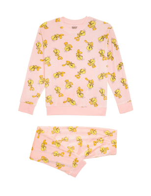 

Girls M&S Collection Looney Tunes™ Pyjamas (6-16 Yrs) - Pink Mix, Pink Mix