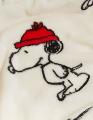 

M&S Collection Sudadera con capucha maxi polar con diseño de Snoopy™ (7-16 años) - Light Cream, Light Cream
