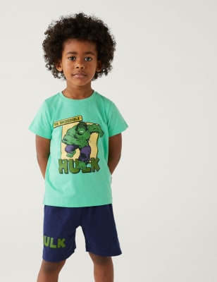 

M&S Collection Pijama corto de The Hulk™ (3-12 años) - Green, Green