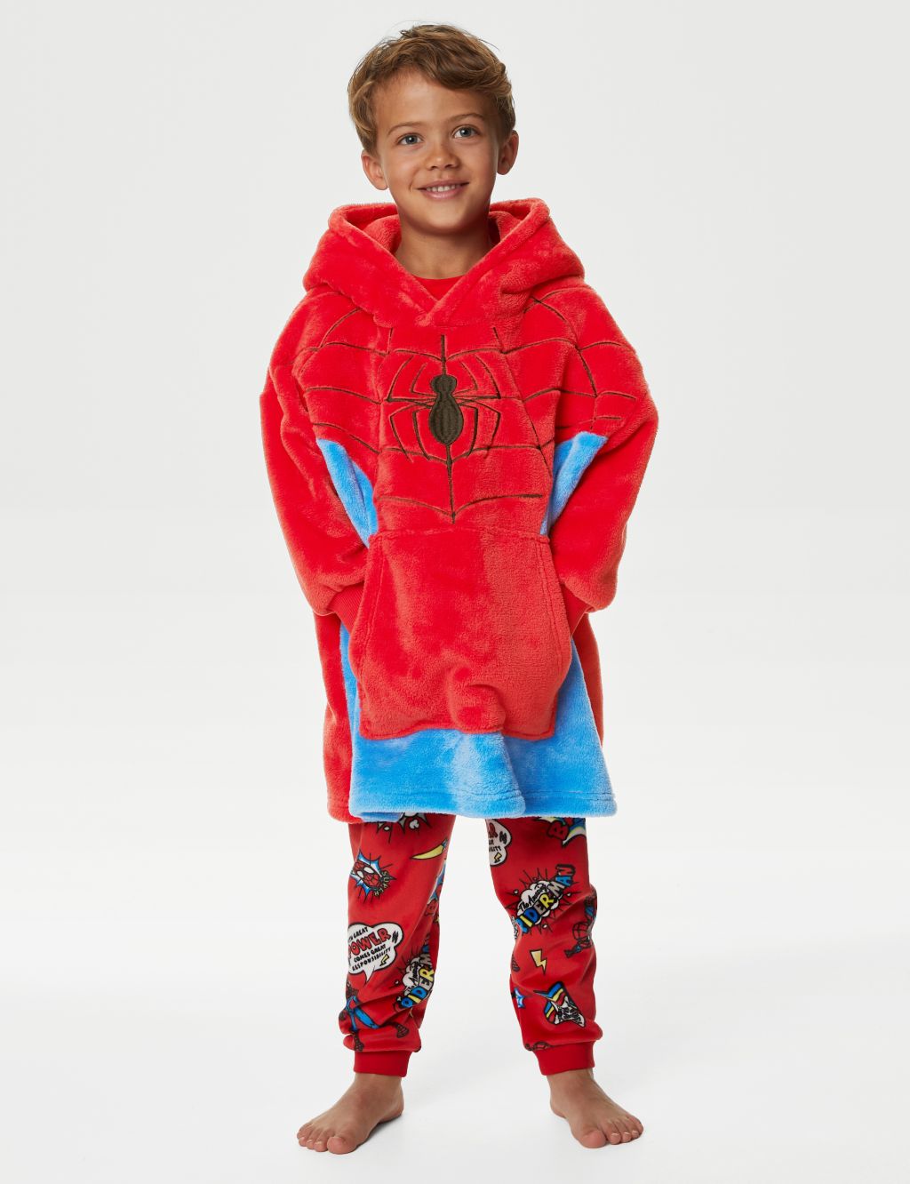 Spider-Man™ Oversized Fleece Hoodie (3-8 Yrs) image 3