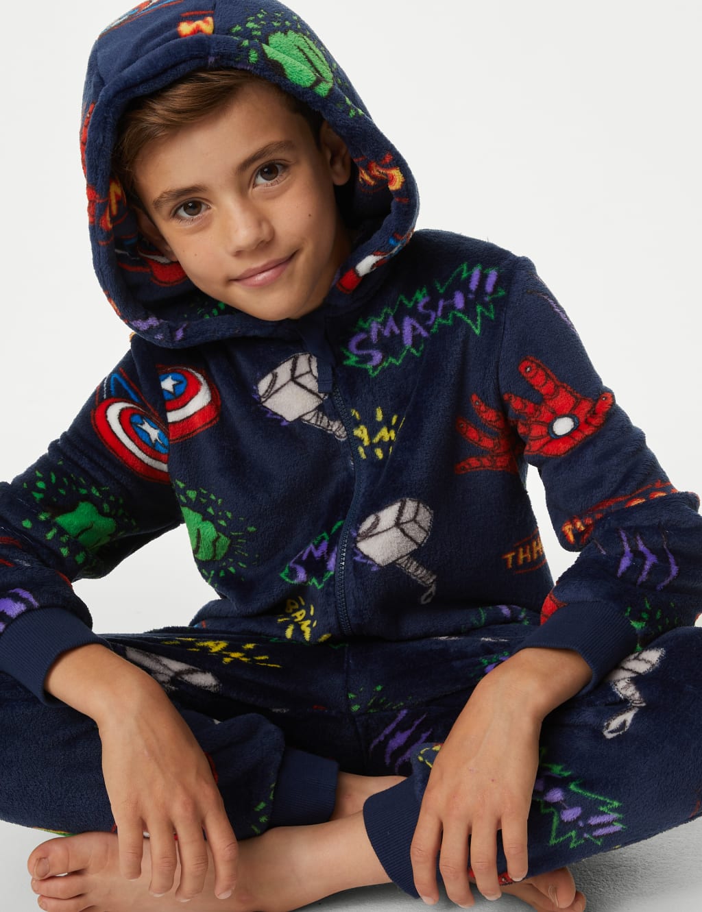 Kids marvel dressing gown online