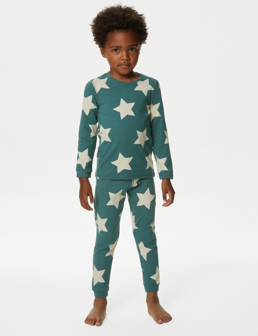 Cotton Rich Star Pyjamas (1-8 Yrs) image 1
