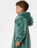 Αναδιπλούμενο φούτερ με κουκούλα και μοντέρνο σχέδιο δεινόσαυρο (3-16 ετών)
