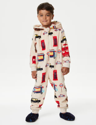 Fleece best sale onesie boys