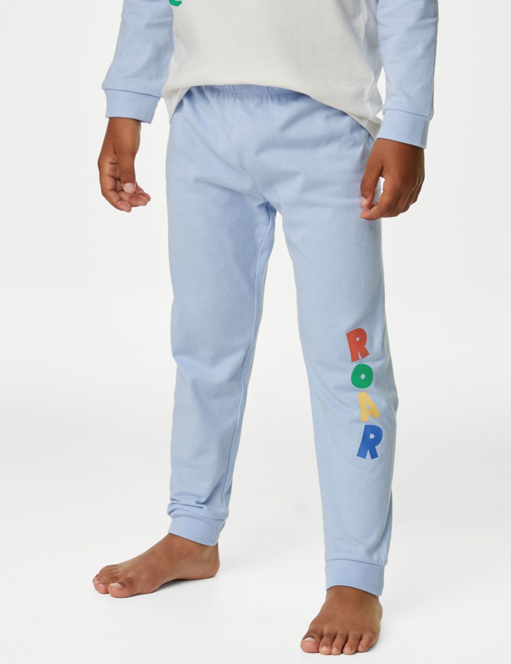 2pk Pure Cotton Dinosaur Pyjama Sets (1-8 Yrs) image 4