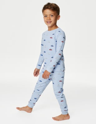 Pure Cotton Transport Waffle Pyjamas 1 8 Yrs