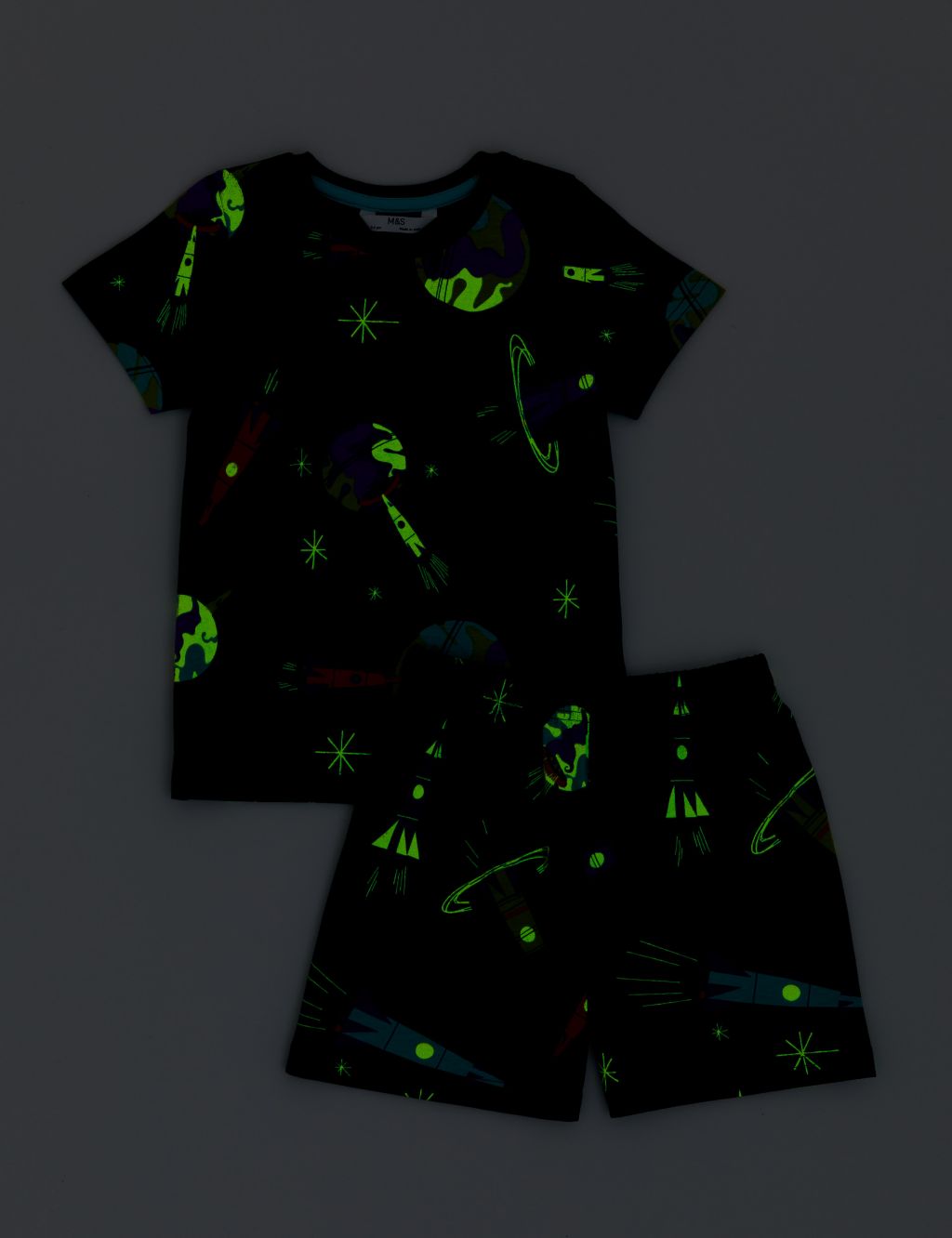 Glow in the Dark Space Pyjama Set (1-8 Yrs) image 4