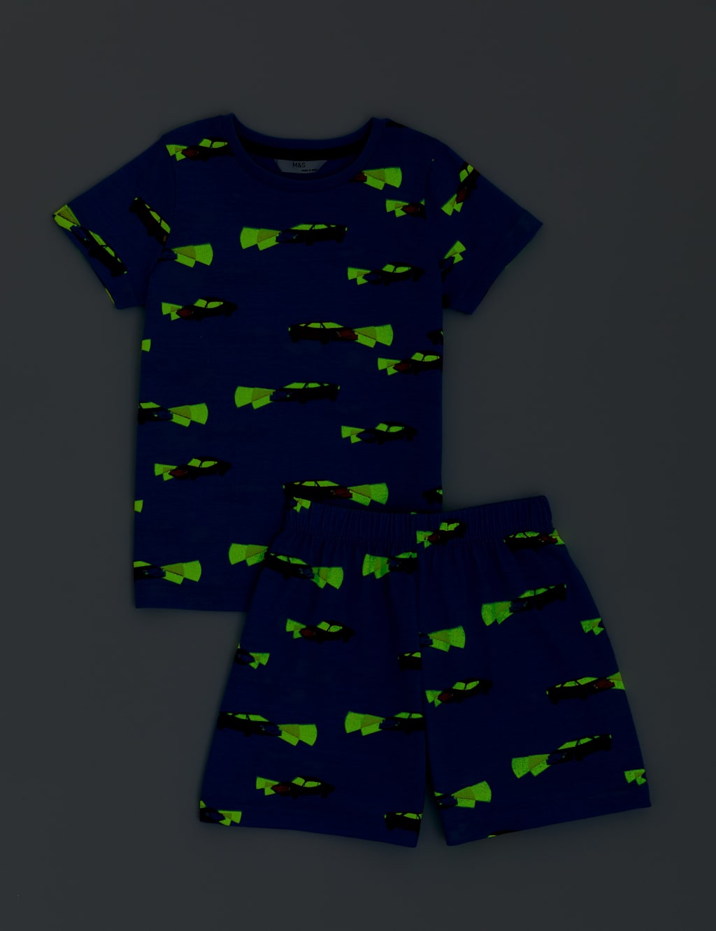 Pure Cotton Car Short Pyjama Set (1-8 Yrs) image 2