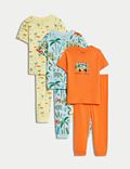 Pack de 3 pijamas 100% algodón con diseño de safari (1-8&nbsp;años)