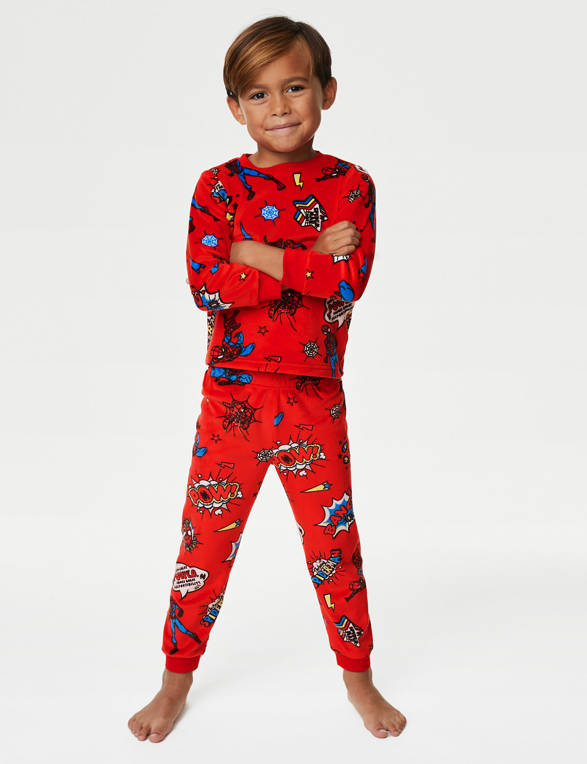Spider-Man™ Velour Pyjamas (2-8 Yrs)