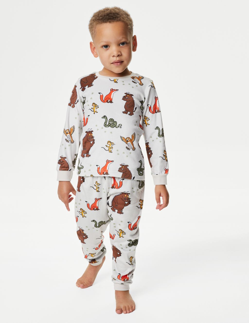The Gruffalo™ Velour Pyjamas (1-8 Yrs) image 1