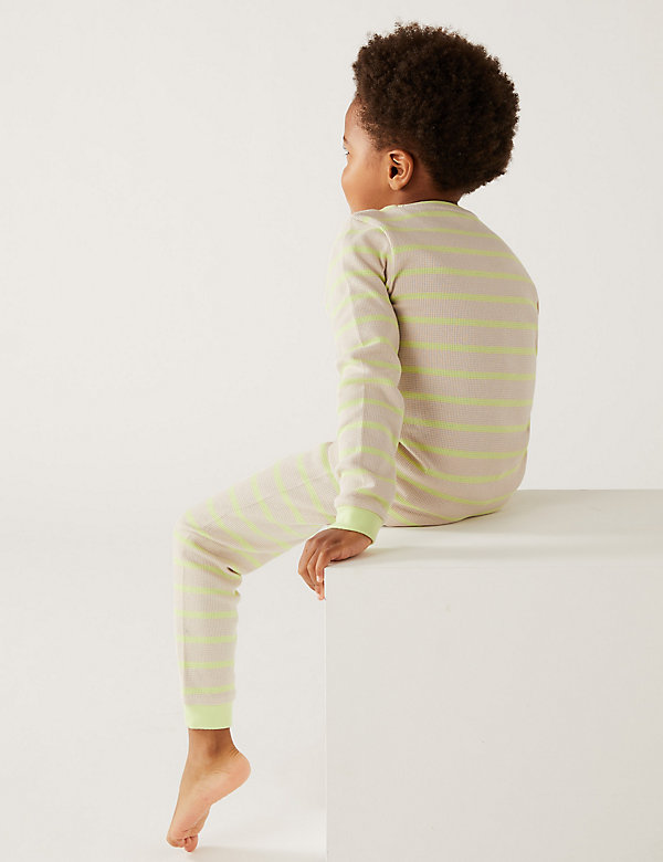 Pure Cotton Striped Pyjama Set (1-8 Yrs) - FI