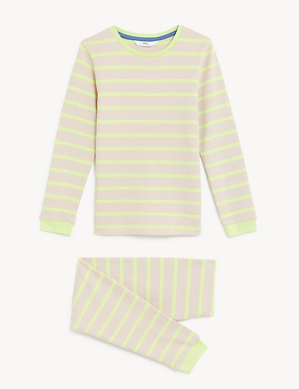 Pure Cotton Striped Pyjama Set (1-8 Yrs) - FI