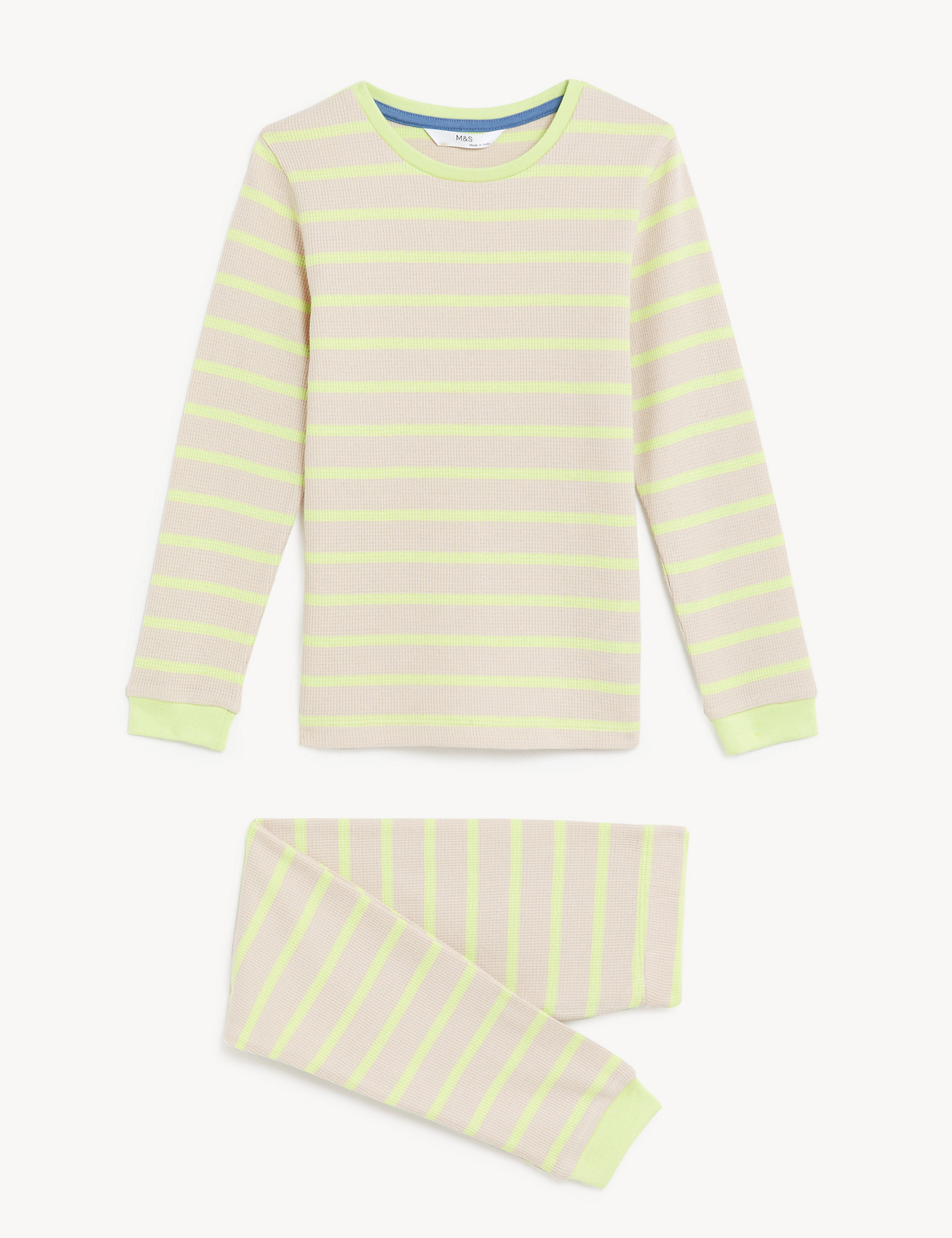 Pure Cotton Striped Pyjama Set (1-8 Yrs)