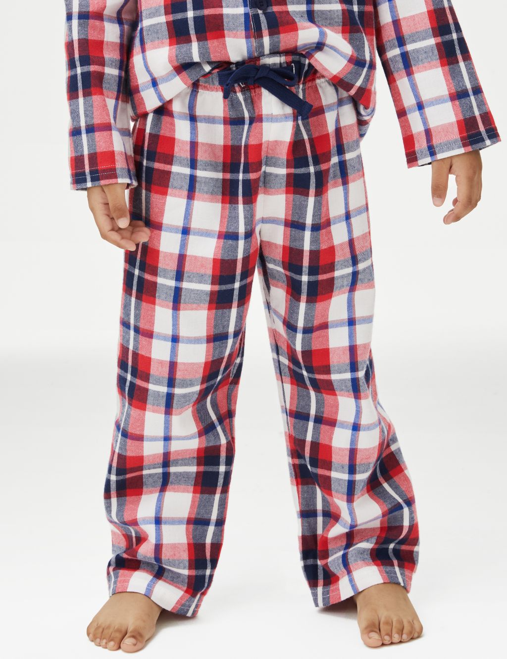 Pure Cotton Checked Pyjamas (12 Months - 8 Years) image 4