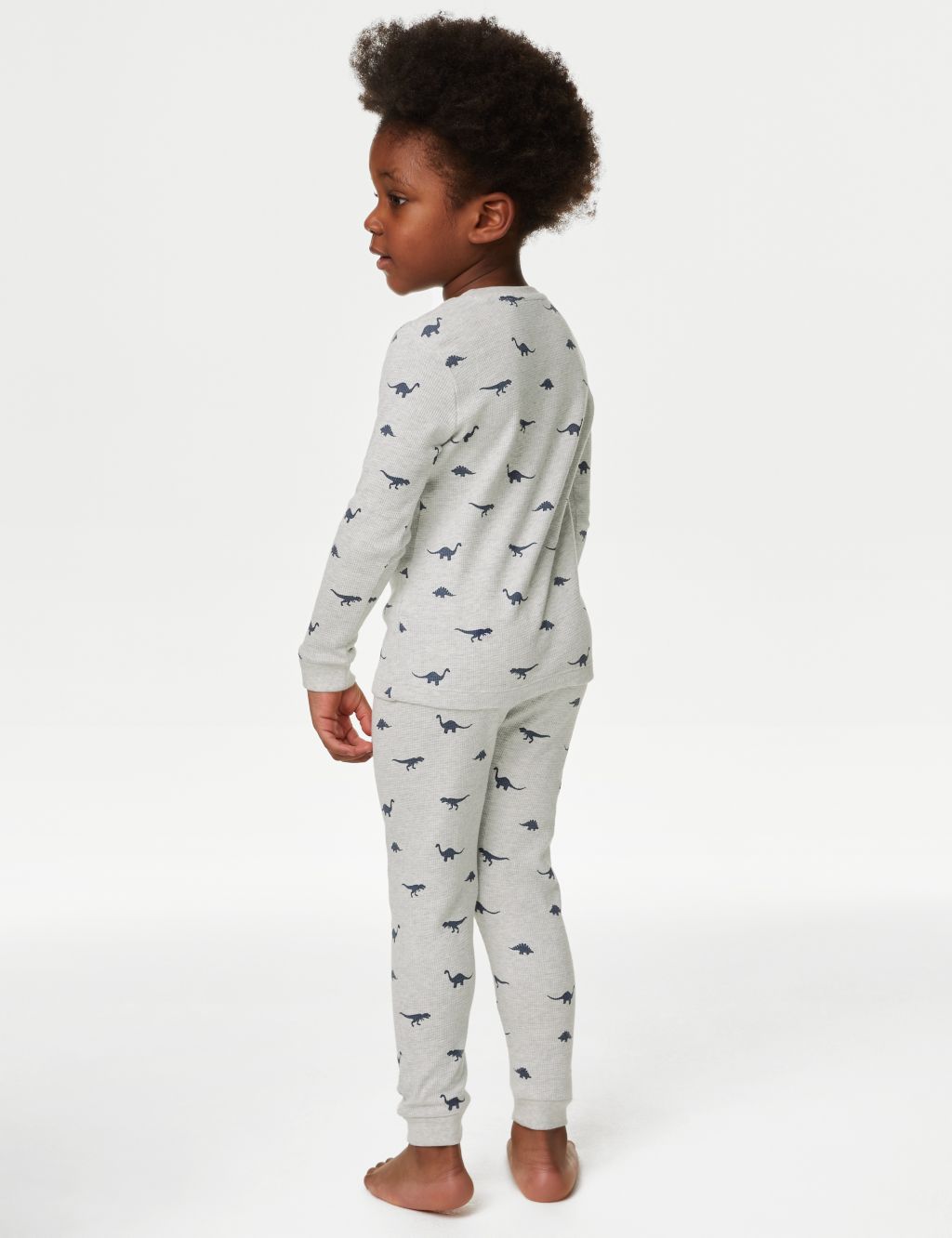 Pure Cotton Dinosaur Print Pyjamas (1-8 Yrs) image 3