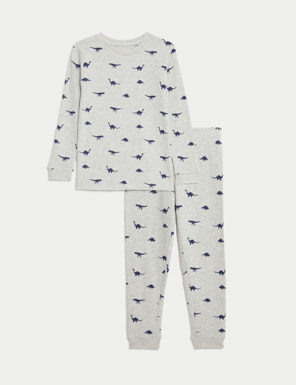 Pure Cotton Dinosaur Print Pyjamas (1-8 Yrs) image 2