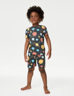

Boys M&S Collection Pure Cotton Space Pyjamas (1-8 Yrs) - Carbon, Carbon