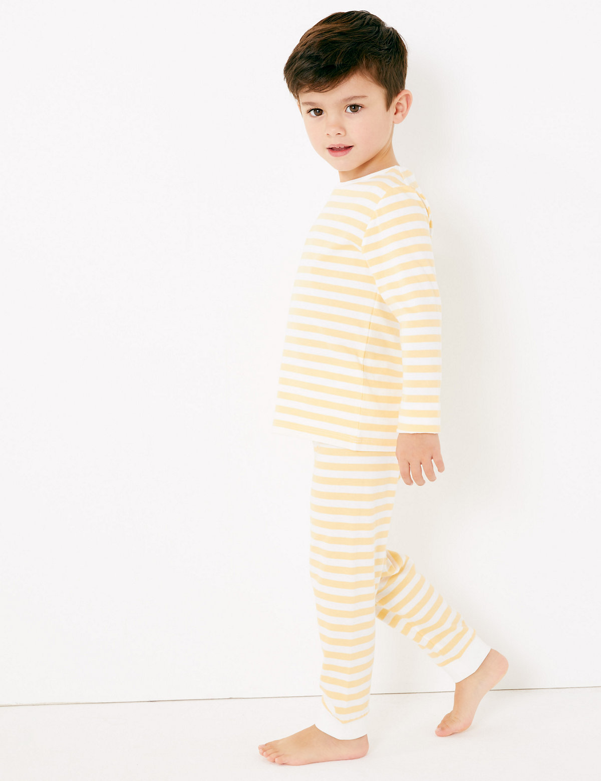 3 Pack Cotton Striped Pyjama Sets (1-7 Yrs)