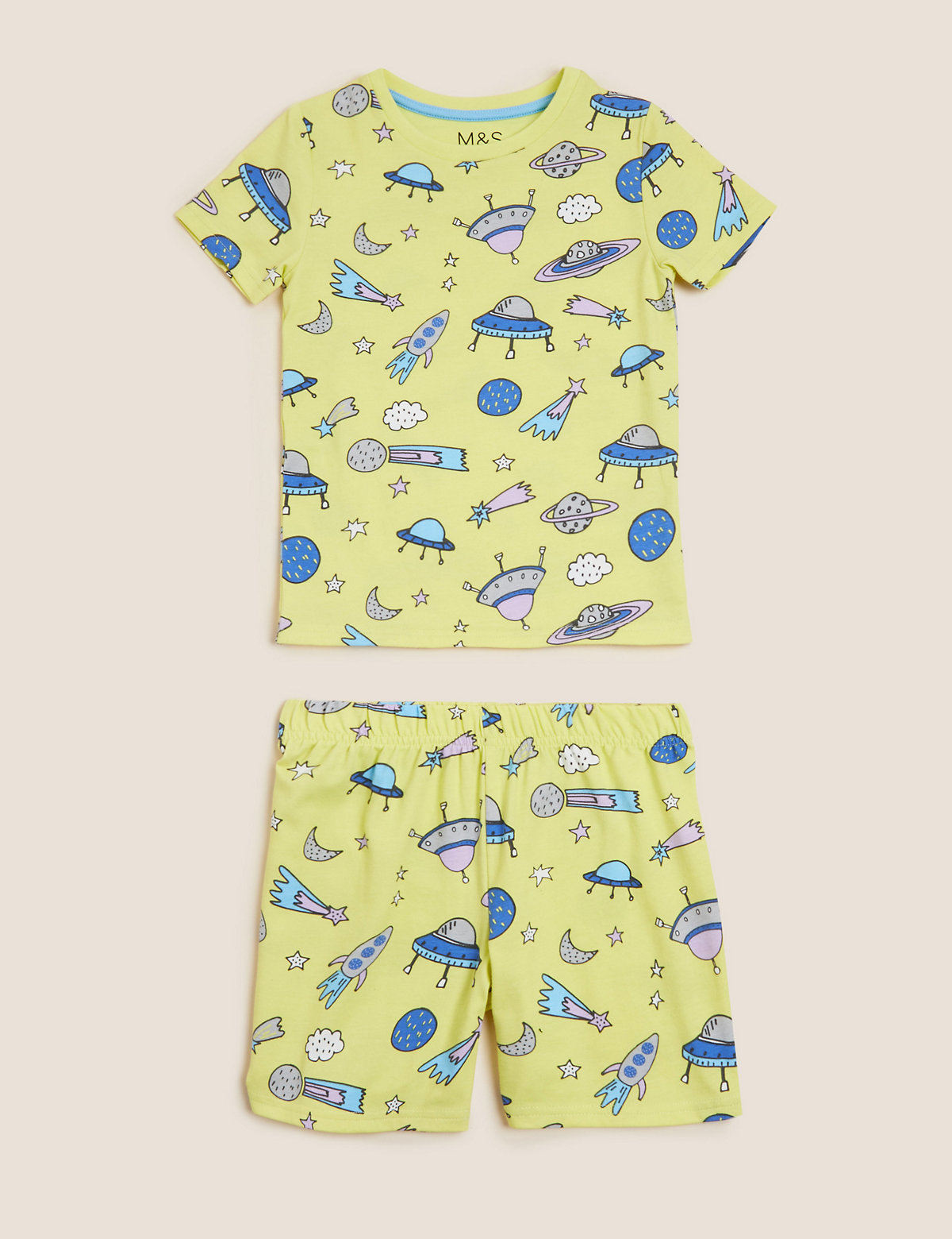 Cotton Rich Space Short Pyjamas (12 Mths - 7 Yrs)