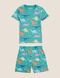 Cotton Rich Dinosaur Short Pyjamas (12 Mths - 7 Yrs)