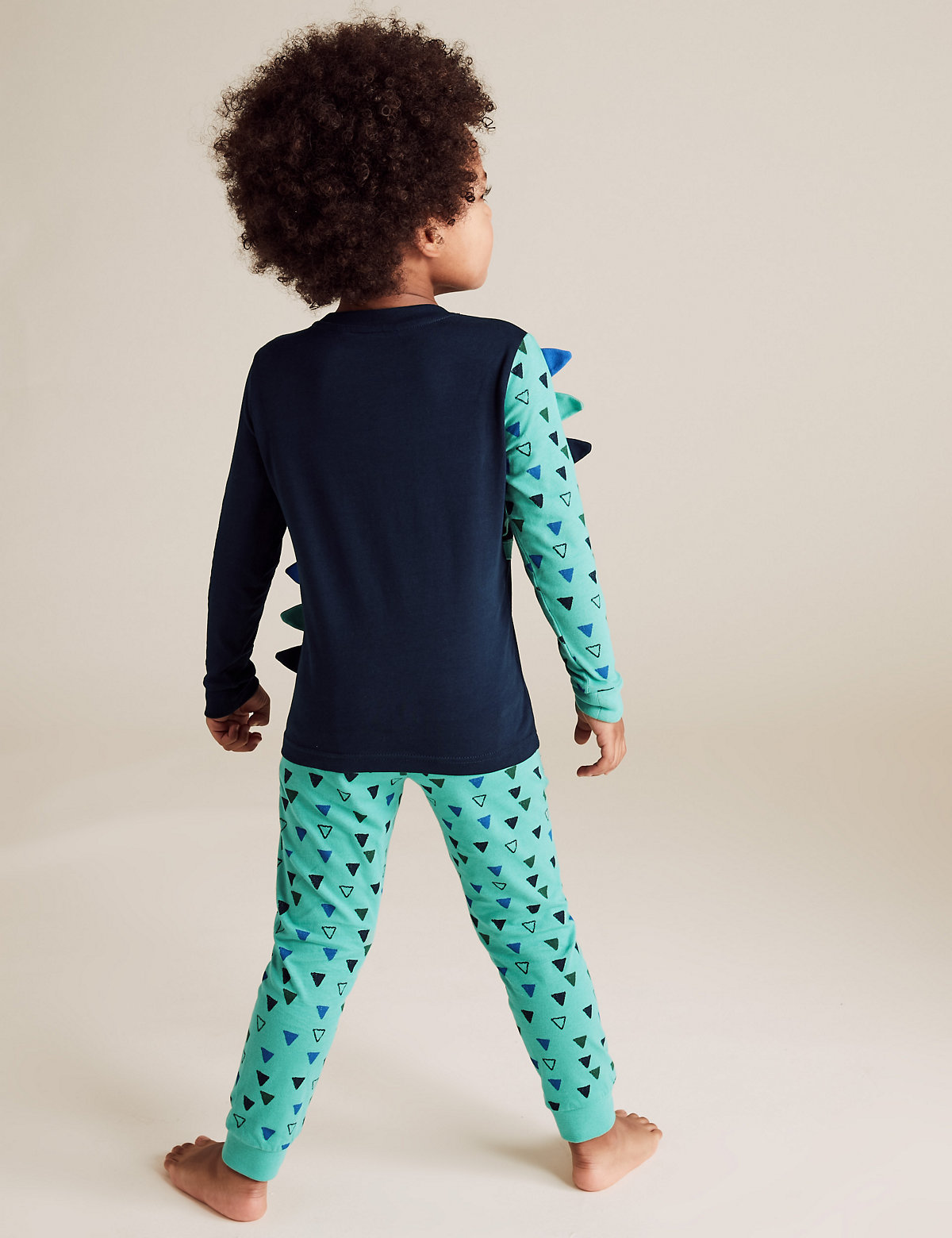 Pure Cotton Dinosaur Pyjama Set (1-7 Yrs)