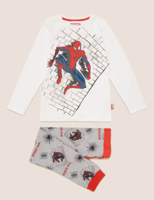 Spider Man Pyjama Set 2 8 Yrs