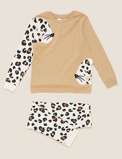 Pure Cotton Leopard Pyjama Set